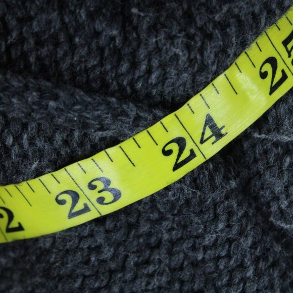 Mantaray Jacket Mens Gray Knit Heavyweight Full Zip Hooded Cotton Blend Medium M - Picture 8 of 9